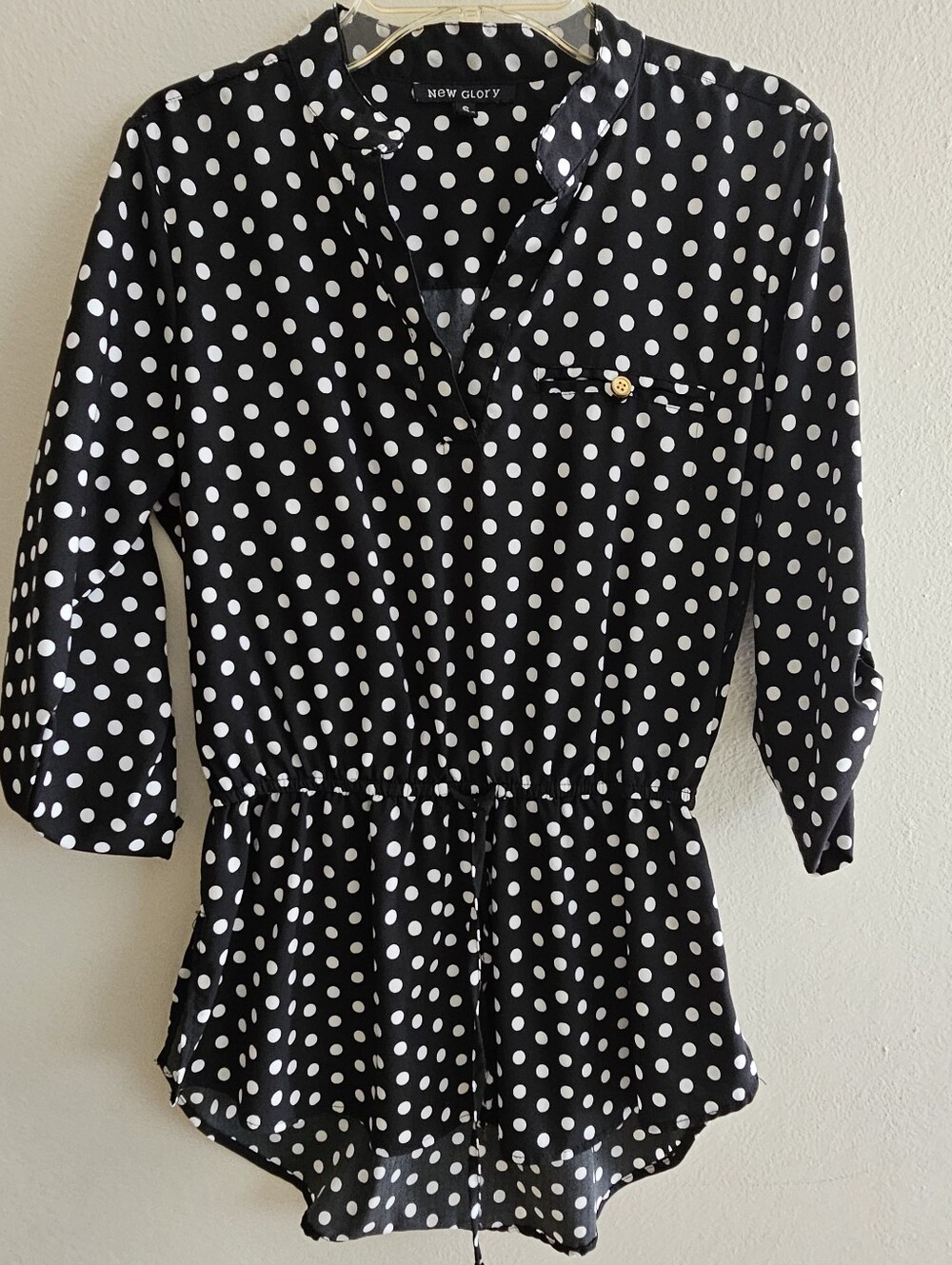 Polka Dots Blouse Size S